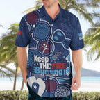 NAIDOC Week Hawaiian Shirt NSW Blues Platypus