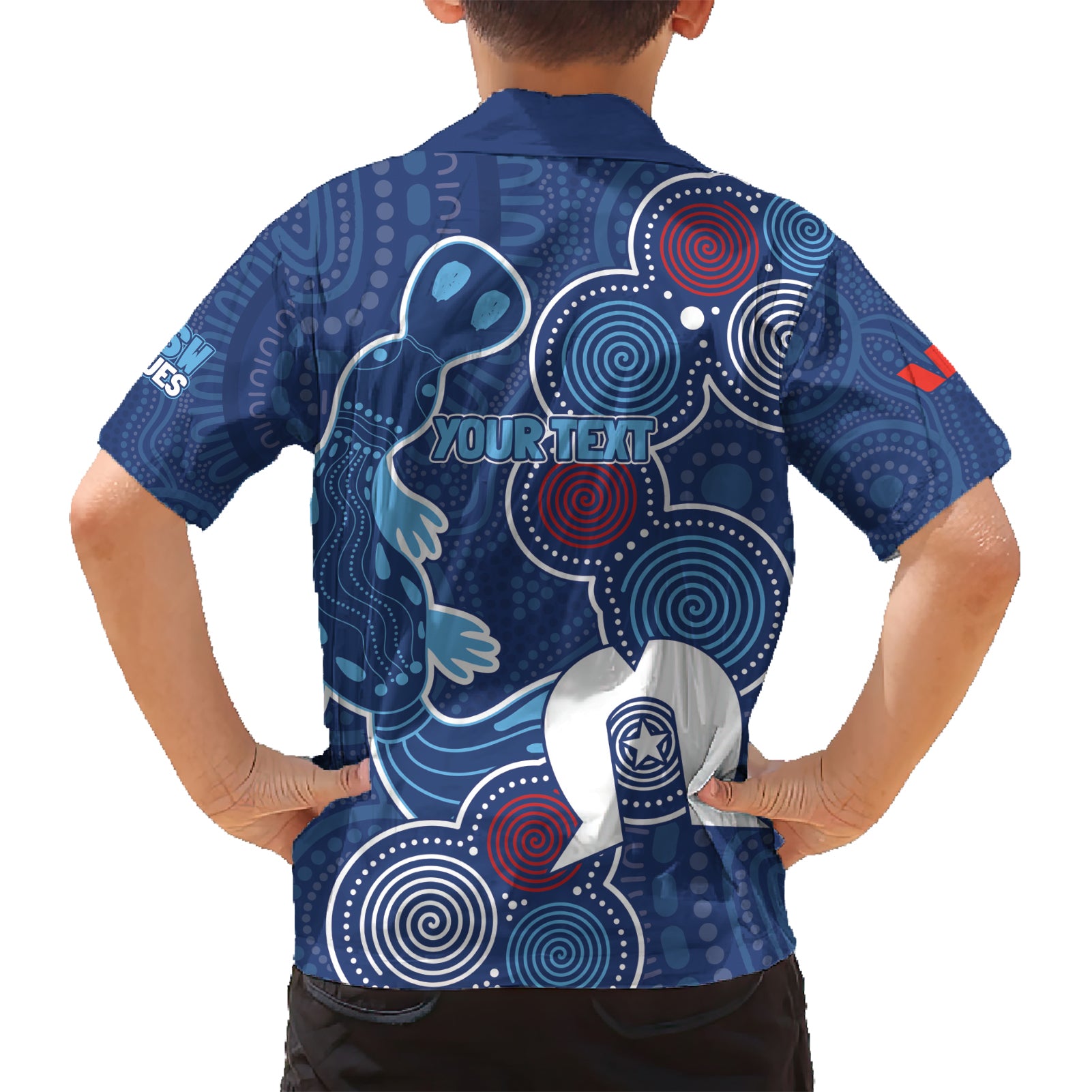 NAIDOC Week Hawaiian Shirt NSW Blues Platypus