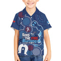 NAIDOC Week Kid Hawaiian Shirt NSW Blues Platypus