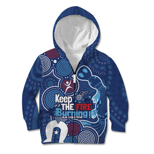 NAIDOC Week Kid Hoodie NSW Blues Platypus