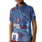 NAIDOC Week Kid Polo Shirt NSW Blues Platypus