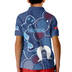 NAIDOC Week Kid Polo Shirt NSW Blues Platypus