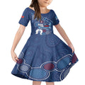 NAIDOC Week Kid Short Sleeve Dress NSW Blues Platypus