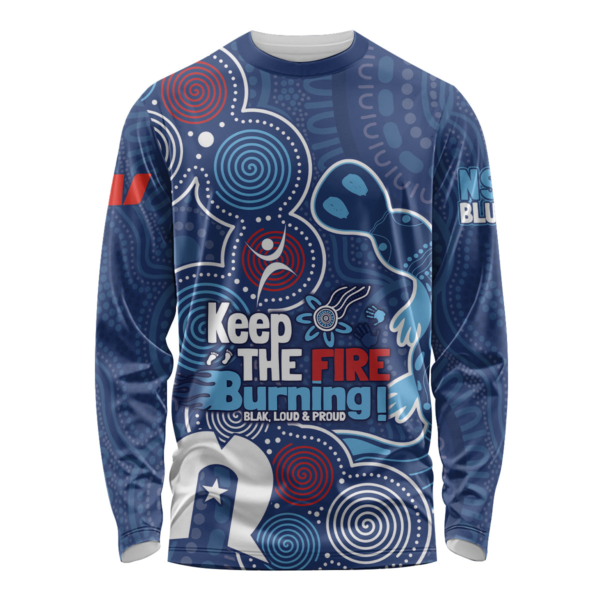 NAIDOC Week Long Sleeve Shirt NSW Blues Platypus