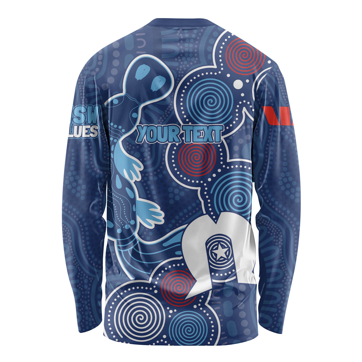 NAIDOC Week Long Sleeve Shirt NSW Blues Platypus