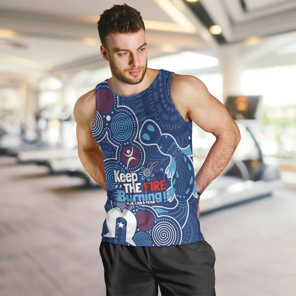 NAIDOC Week Men Tank Top NSW Blues Platypus