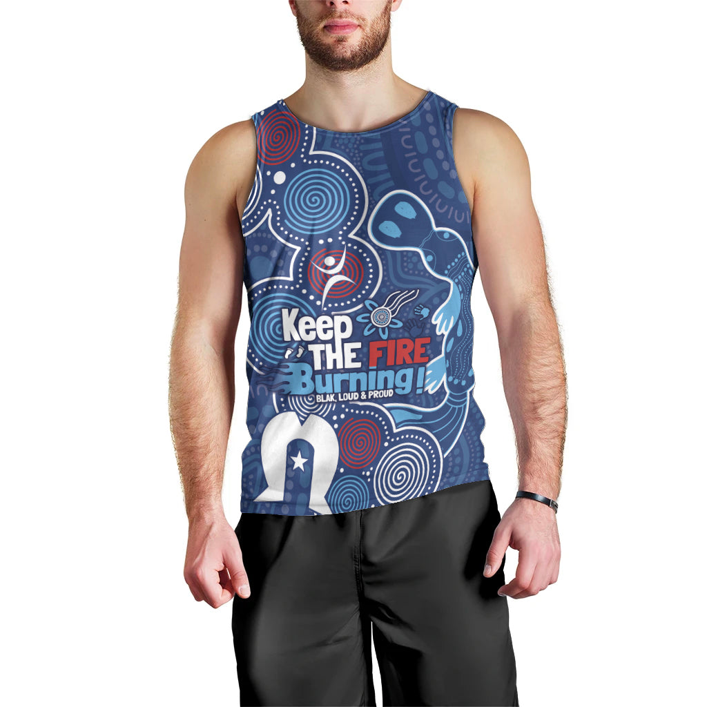 NAIDOC Week Men Tank Top NSW Blues Platypus
