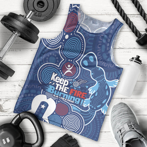 NAIDOC Week Men Tank Top NSW Blues Platypus