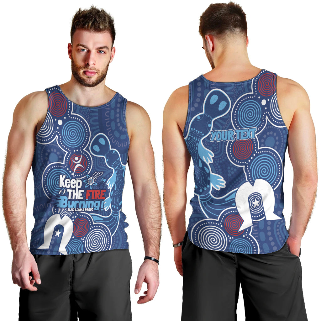 NAIDOC Week Men Tank Top NSW Blues Platypus