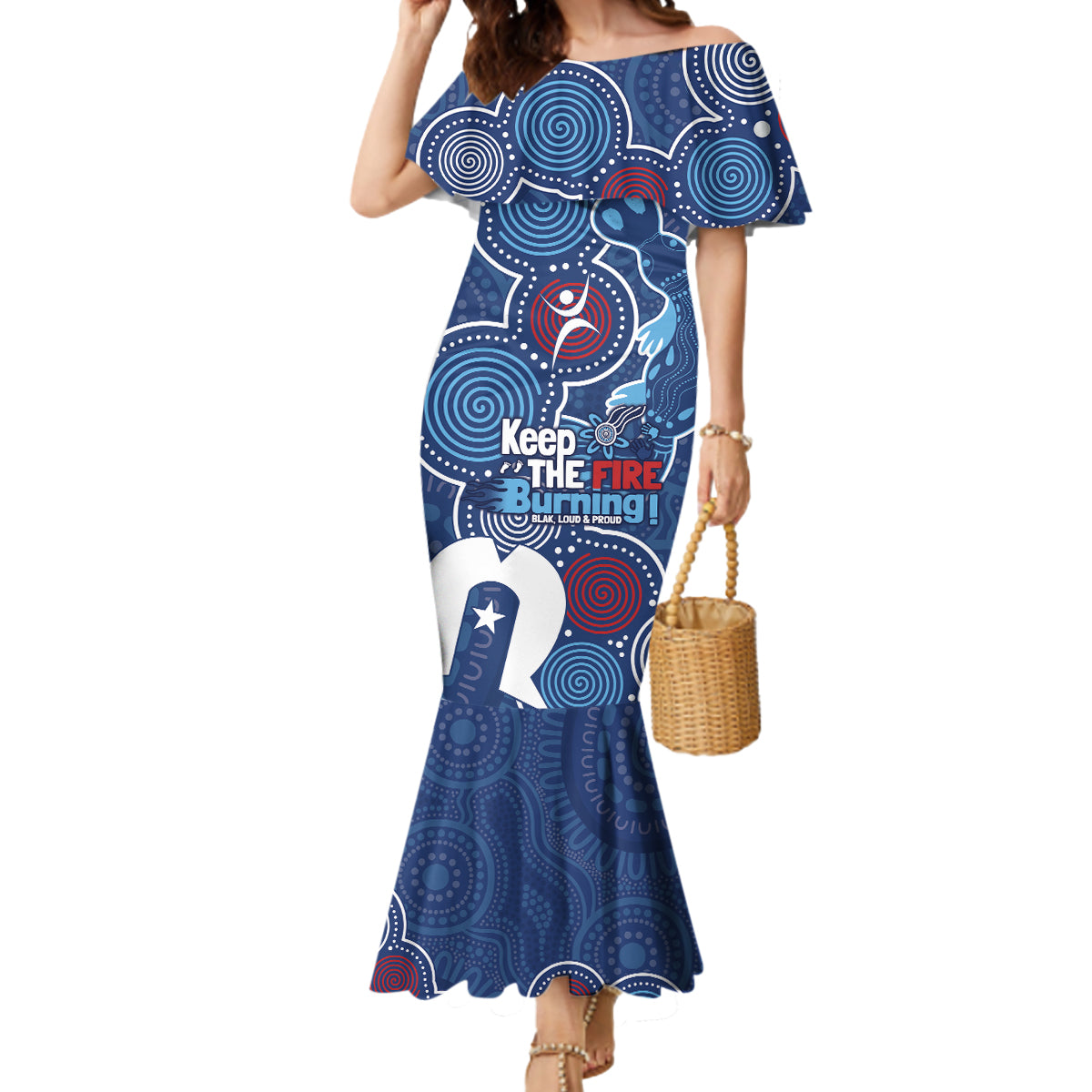NAIDOC Week Mermaid Dress NSW Blues Platypus