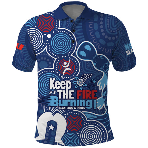 NAIDOC Week Polo Shirt NSW Blues Platypus