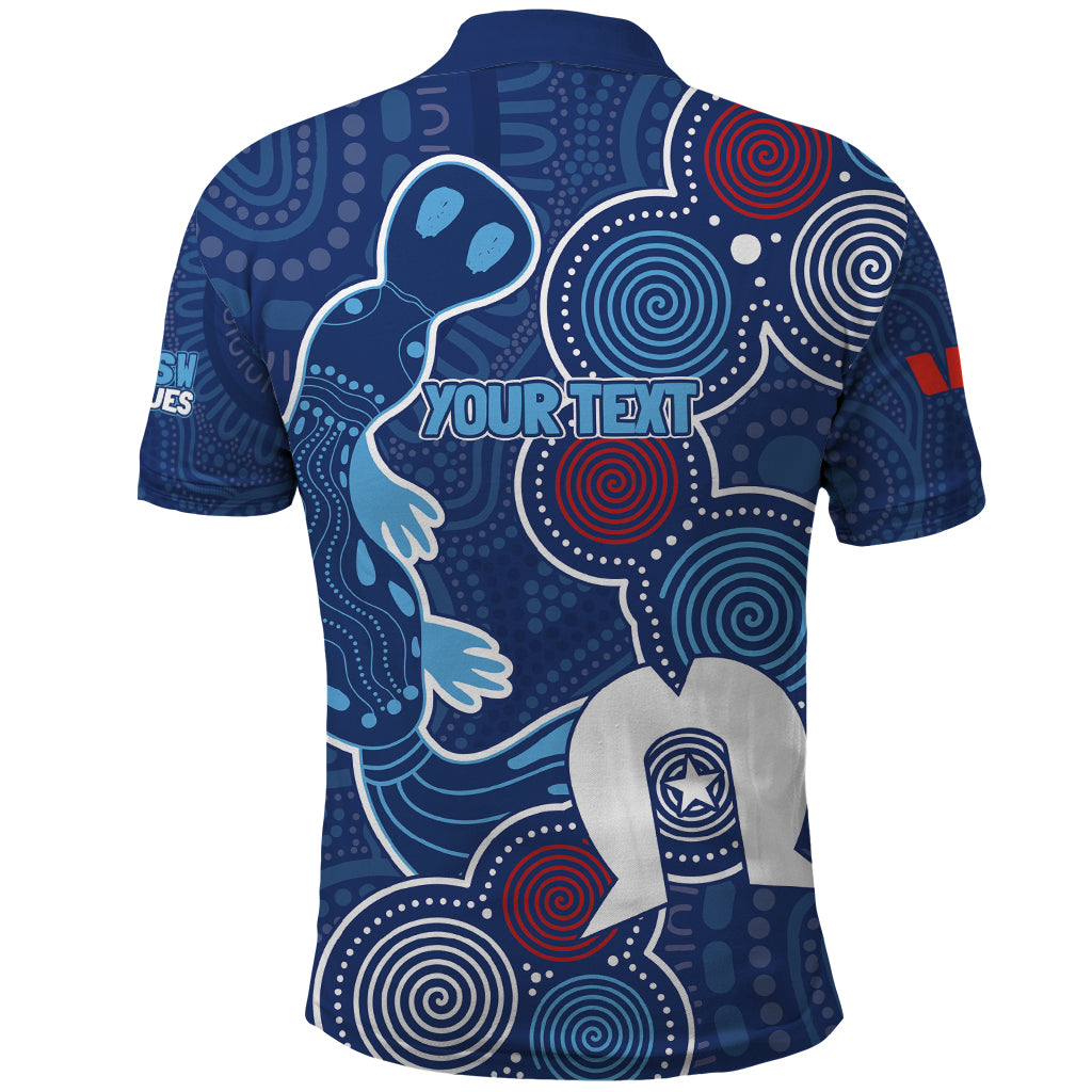 NAIDOC Week Polo Shirt NSW Blues Platypus