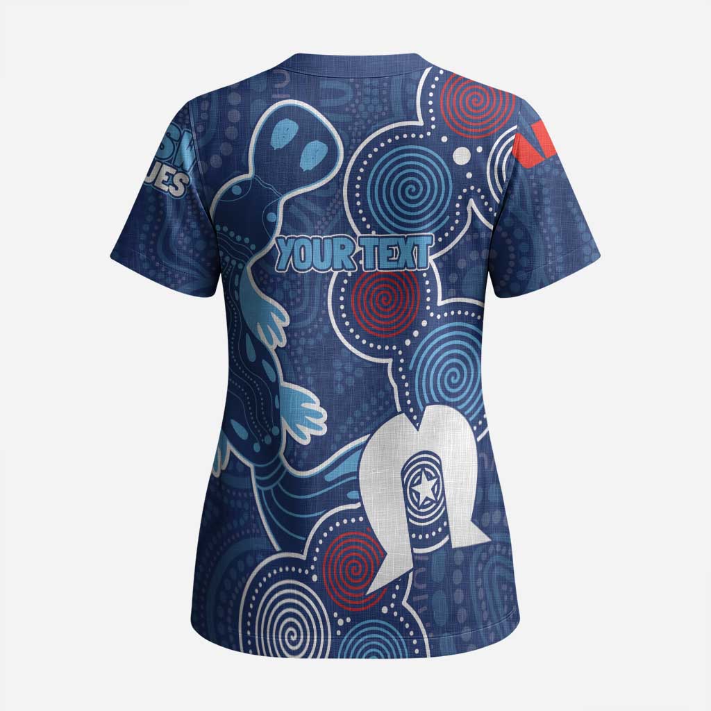 NAIDOC Week Scrub Top NSW Blues Platypus - Aussie Hoodie
