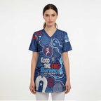 NAIDOC Week Scrub Top NSW Blues Platypus - Aussie Hoodie