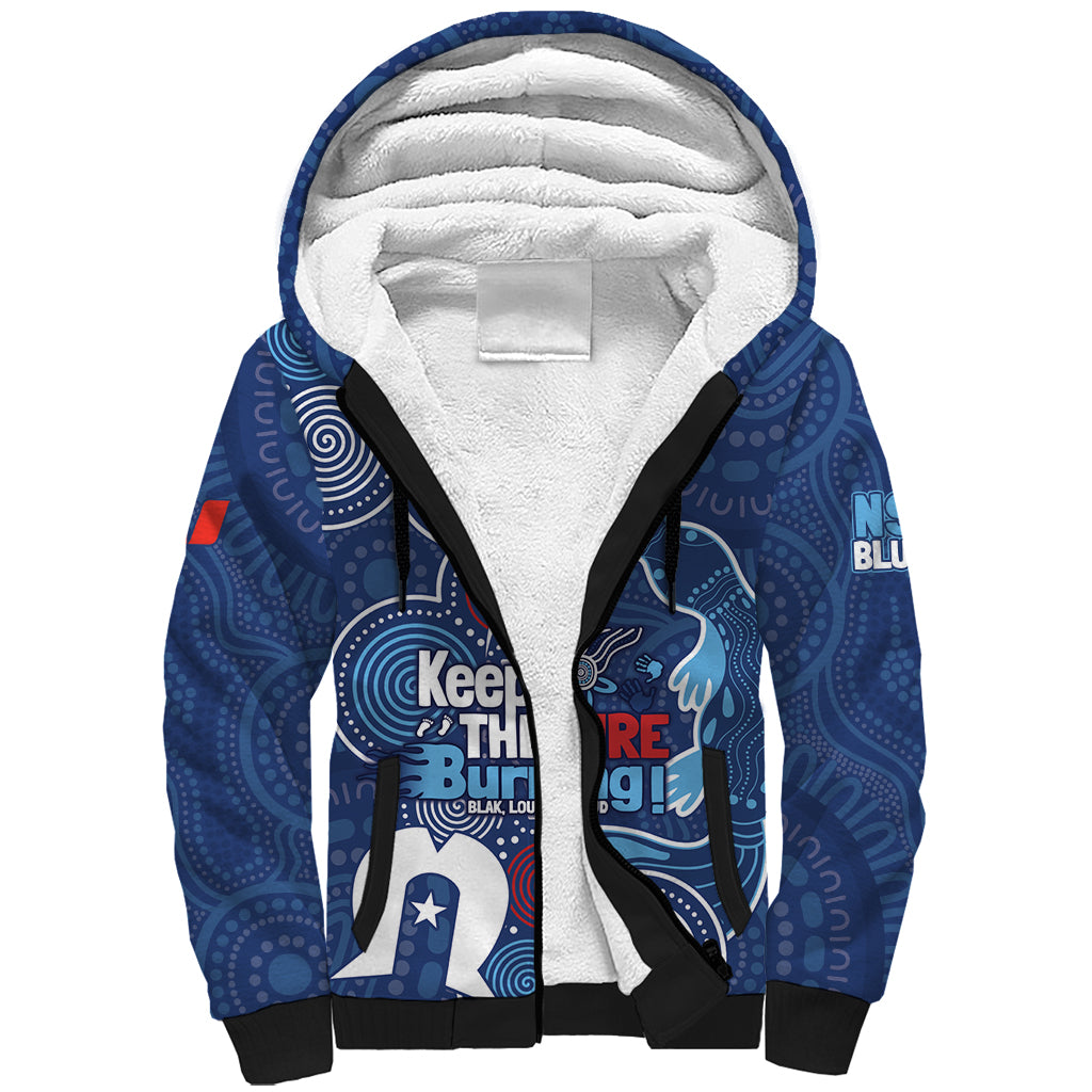 NAIDOC Week Sherpa Hoodie NSW Blues Platypus