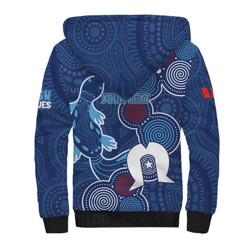 NAIDOC Week Sherpa Hoodie NSW Blues Platypus