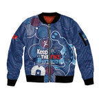 NAIDOC Week Sleeve Zip Bomber Jacket NSW Blues Platypus