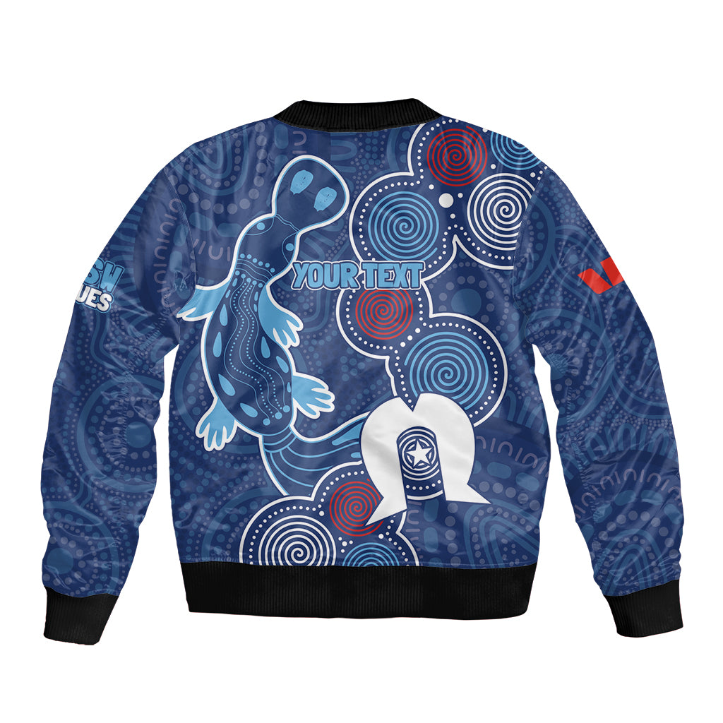 NAIDOC Week Sleeve Zip Bomber Jacket NSW Blues Platypus