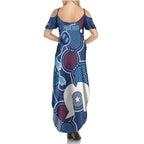 NAIDOC Week Summer Maxi Dress NSW Blues Platypus
