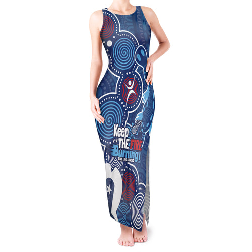 NAIDOC Week Tank Maxi Dress NSW Blues Platypus