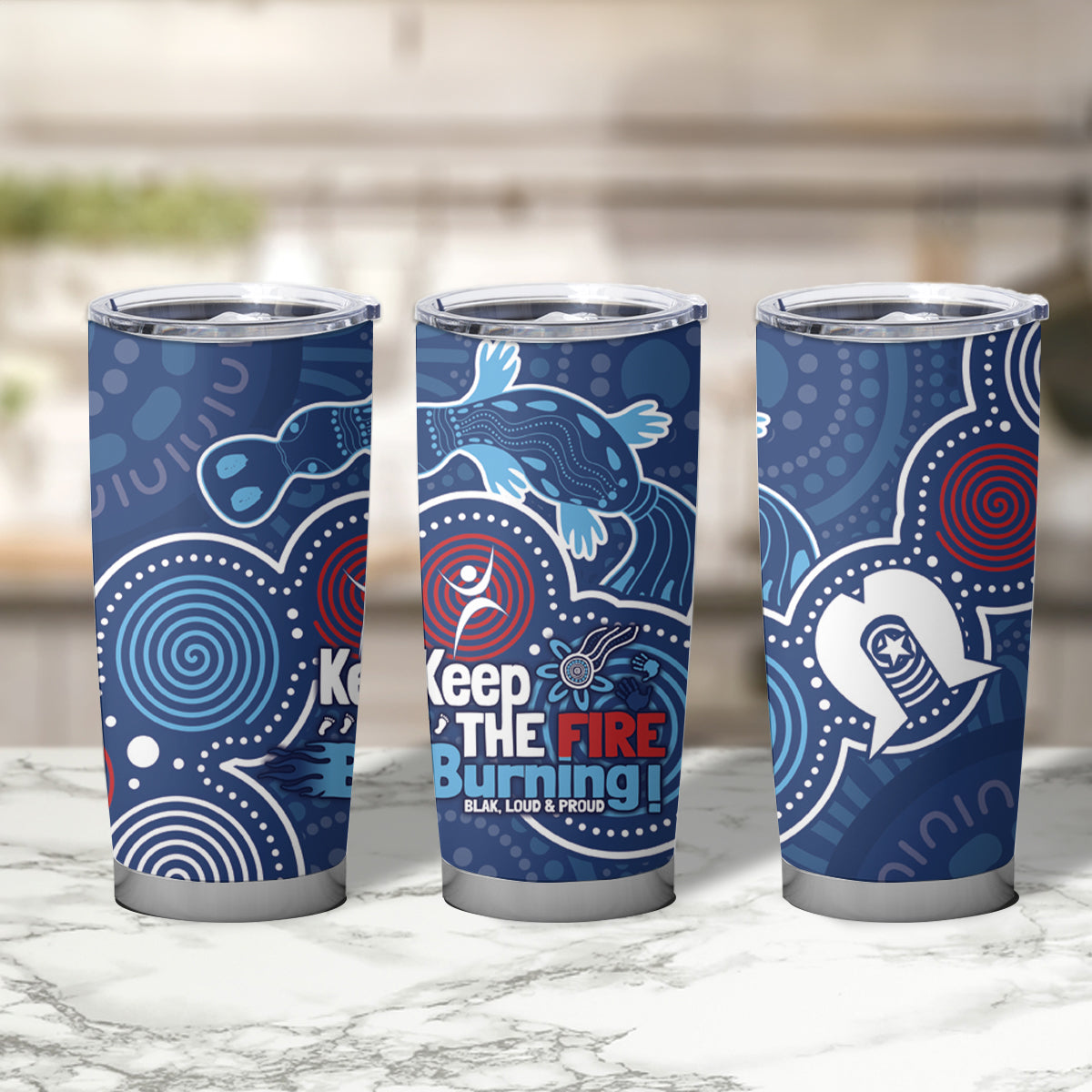 NAIDOC Week Tumbler Cup NSW Blues Platypus