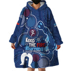 NAIDOC Week Wearable Blanket Hoodie NSW Blues Platypus