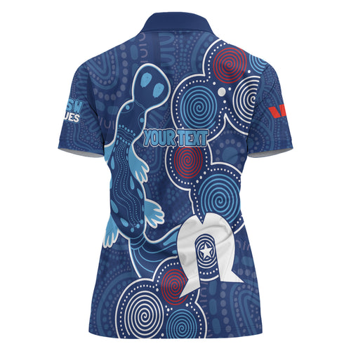 NAIDOC Week Women Polo Shirt NSW Blues Platypus