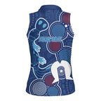 NAIDOC Week Women Sleeveless Polo Shirt NSW Blues Platypus