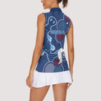 NAIDOC Week Women Sleeveless Polo Shirt NSW Blues Platypus