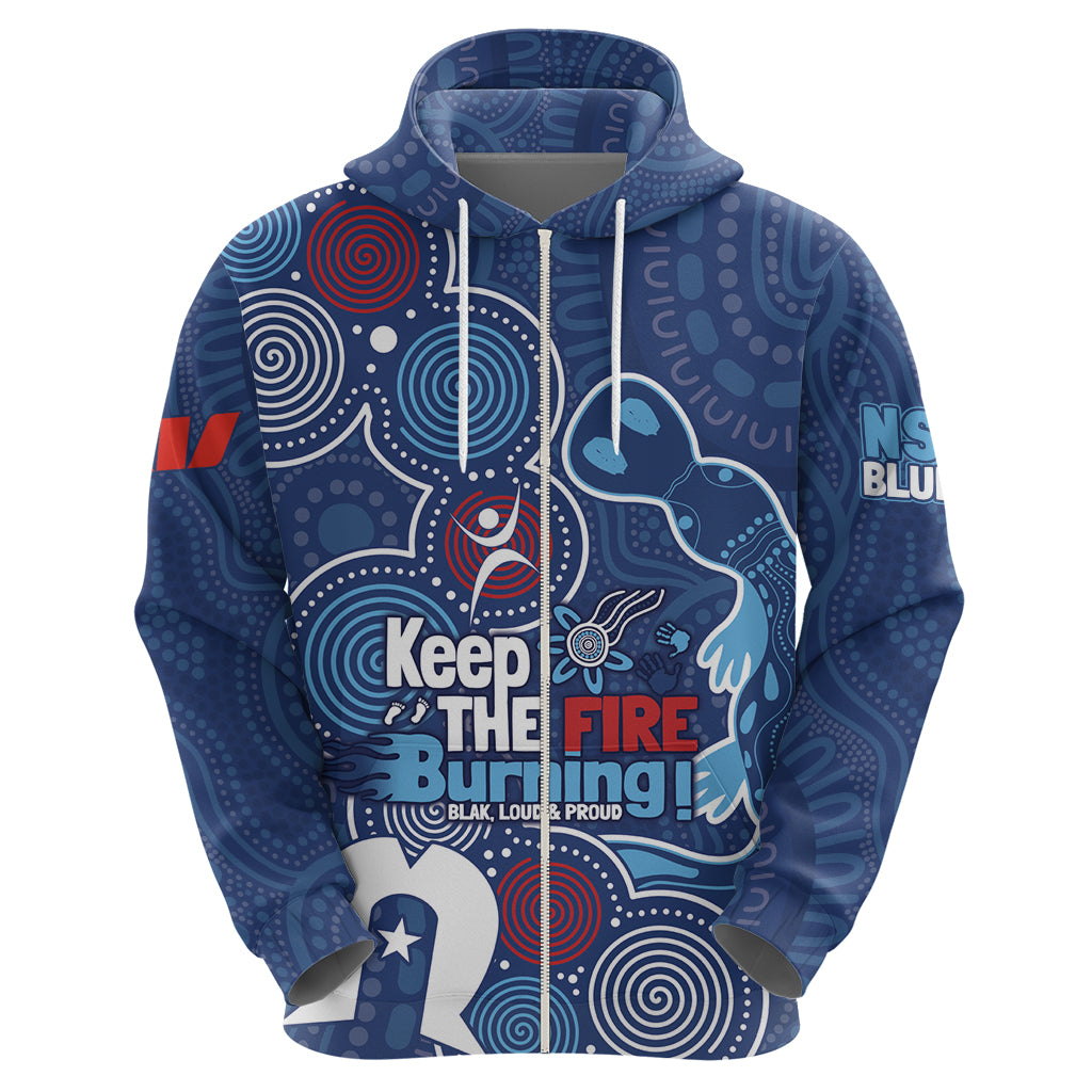 NAIDOC Week Zip Hoodie NSW Blues Platypus