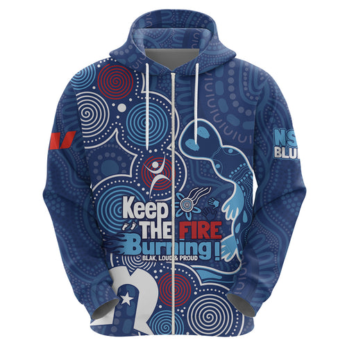 NAIDOC Week Zip Hoodie NSW Blues Platypus