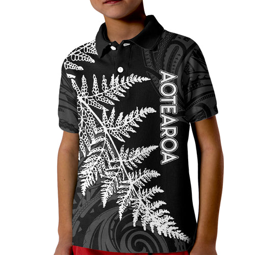 personalised-new-zealand-rugby-kid-polo-shirt-world-cup-2023-silver-fern-champions