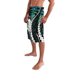 New Zealand Personalised Lavalava Meri Kirihimete Kowhaiwhai Mix Paua Shell - Emerald