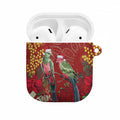 Merry Chrissie Australia King Parrots AirPods Case Aboriginal Art - Aussie Hoodie