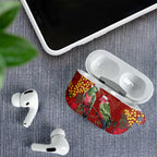 Merry Chrissie Australia King Parrots AirPods Case Aboriginal Art - Aussie Hoodie
