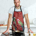 Merry Chrissie Australia King Parrots Apron Aboriginal Art - Aussie Hoodie
