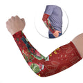 Merry Chrissie Australia King Parrots Arm Sleeves Aboriginal Art - Aussie Hoodie