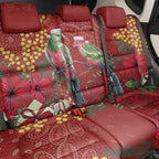 Merry Chrissie Australia King Parrots Back Car Seat Cover Aboriginal Art - Aussie Hoodie