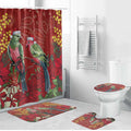 Merry Chrissie Australia King Parrots Bathroom Set Aboriginal Art - Aussie Hoodie