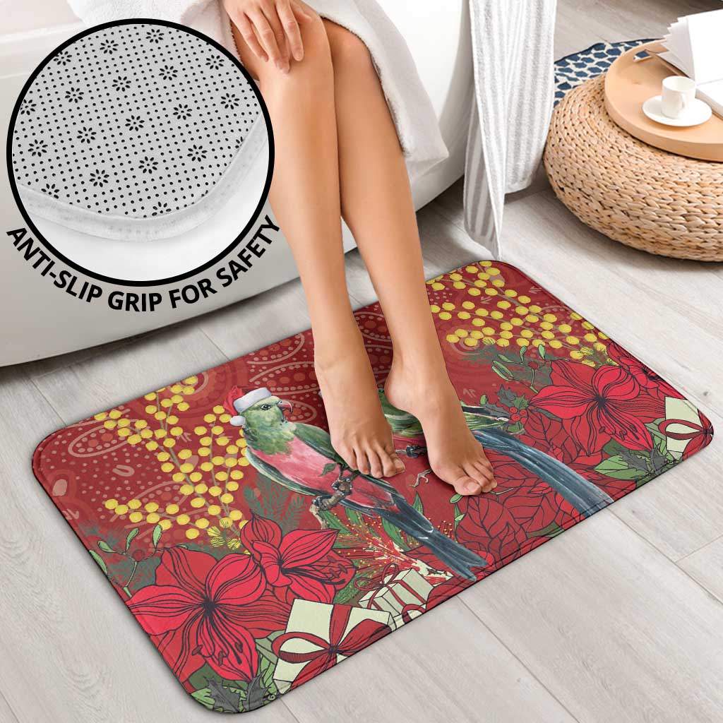 Merry Chrissie Australia King Parrots Bathroom Set Aboriginal Art - Aussie Hoodie
