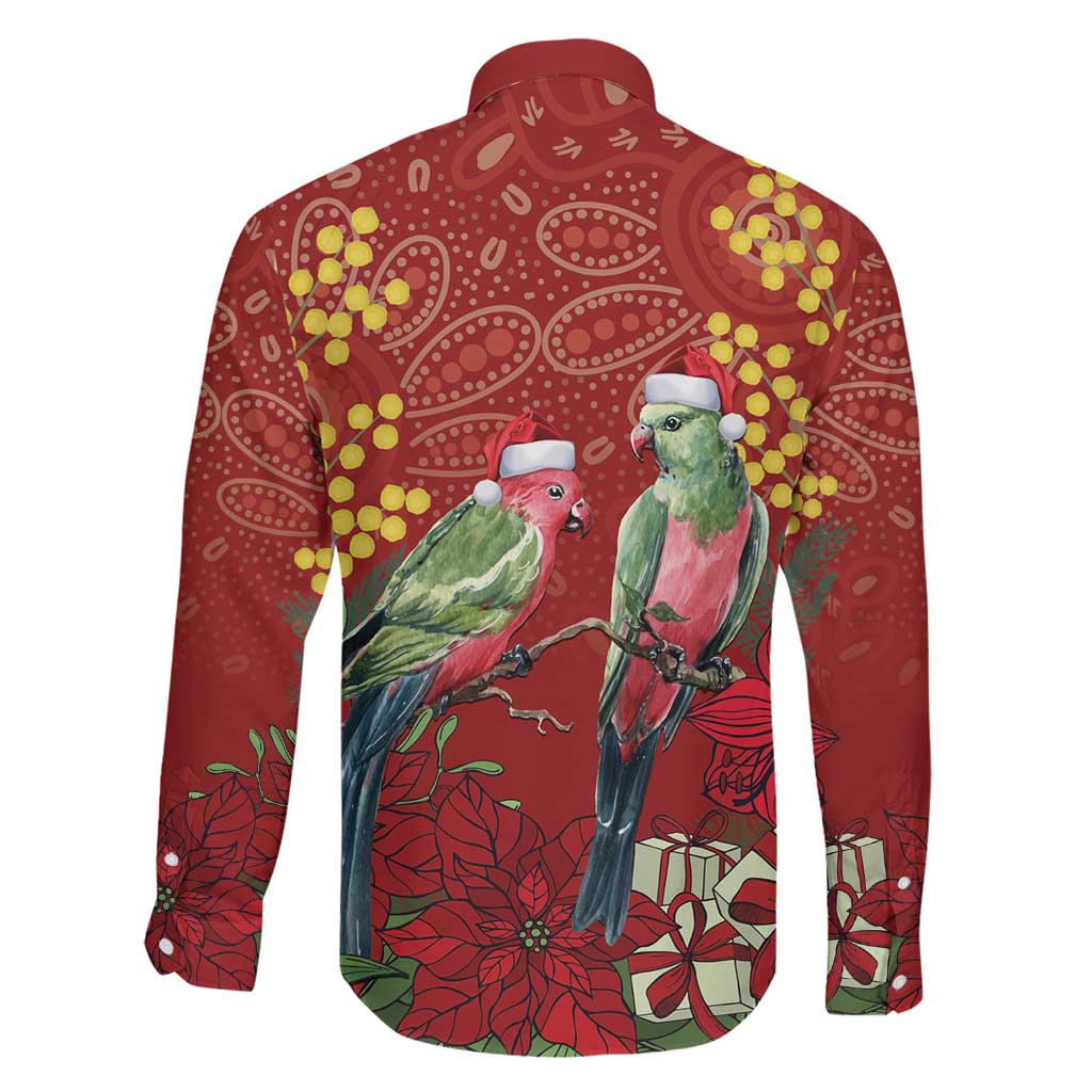 Merry Chrissie Australia King Parrots Family Matching Summer Maxi Dress and Hawaiian Shirt Aboriginal Art - Aussie Hoodie