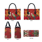 Merry Chrissie Australia King Parrots Leather Bag Aboriginal Art - Aussie Hoodie