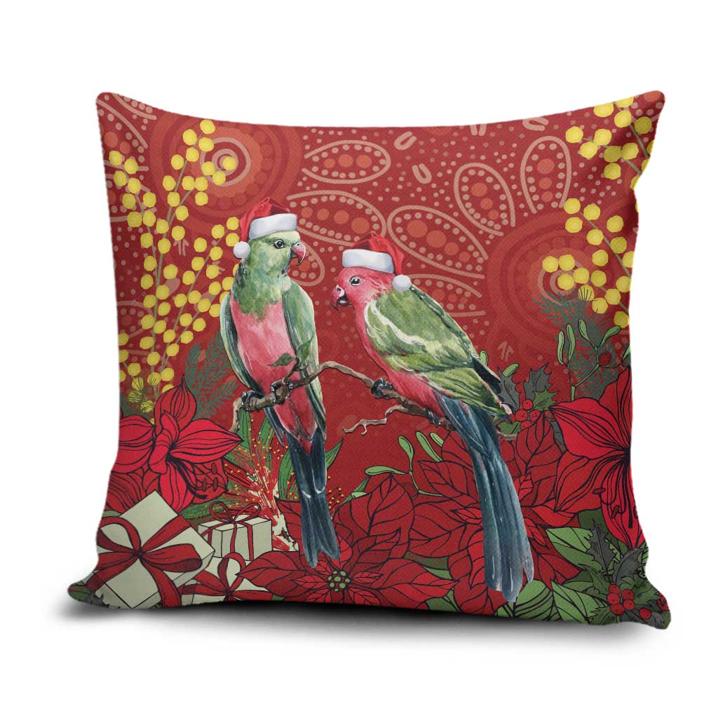 Merry Chrissie Australia King Parrots Pillow Cover Aboriginal Art - Aussie Hoodie