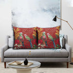 Merry Chrissie Australia King Parrots Pillow Cover Aboriginal Art - Aussie Hoodie