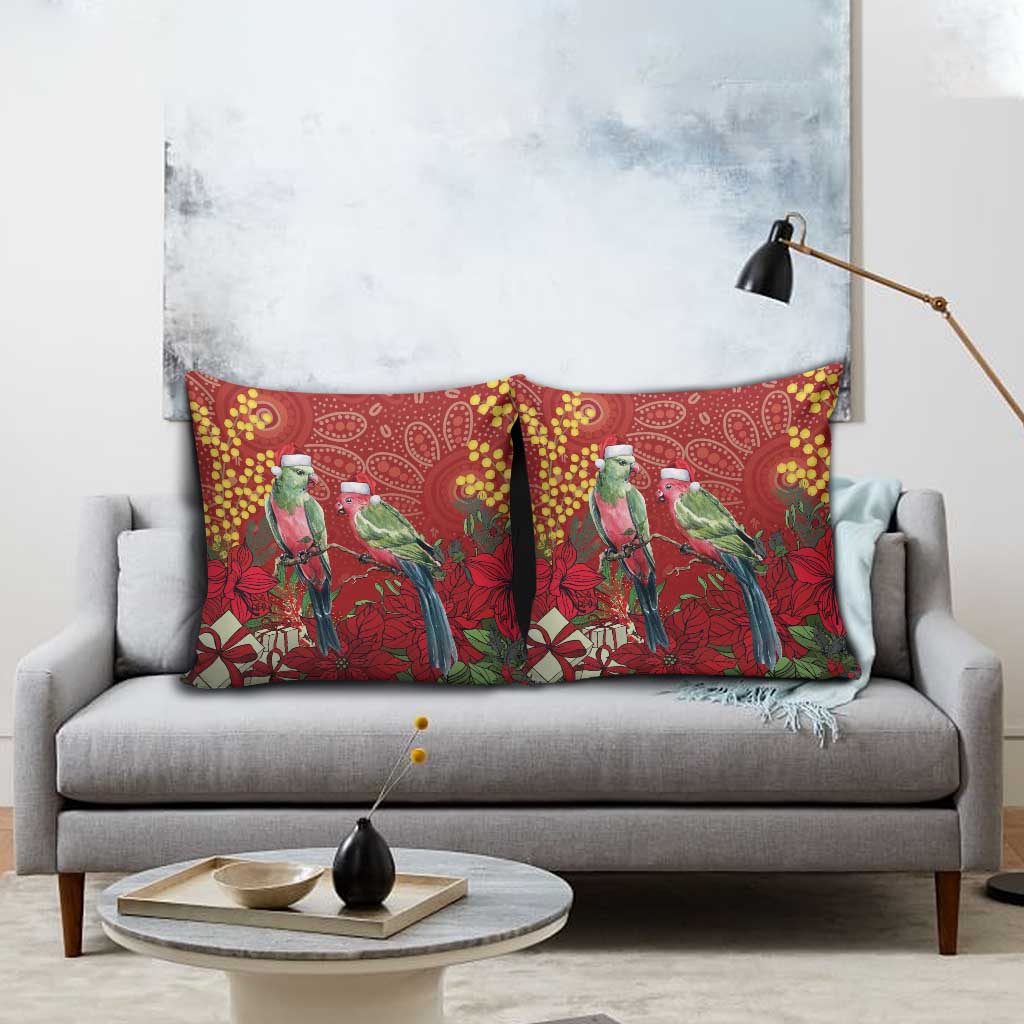 Merry Chrissie Australia King Parrots Pillow Cover Aboriginal Art - Aussie Hoodie