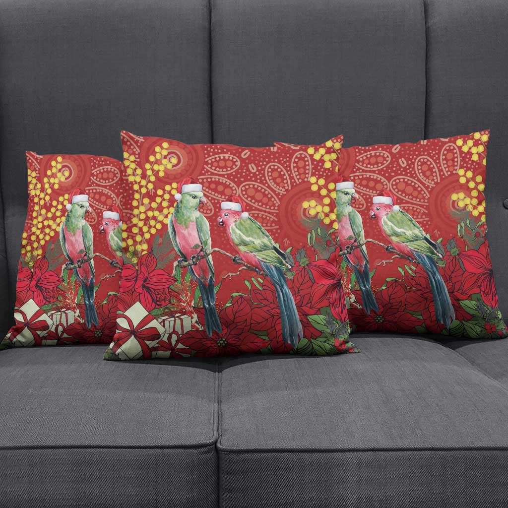 Merry Chrissie Australia King Parrots Pillow Cover Aboriginal Art - Aussie Hoodie