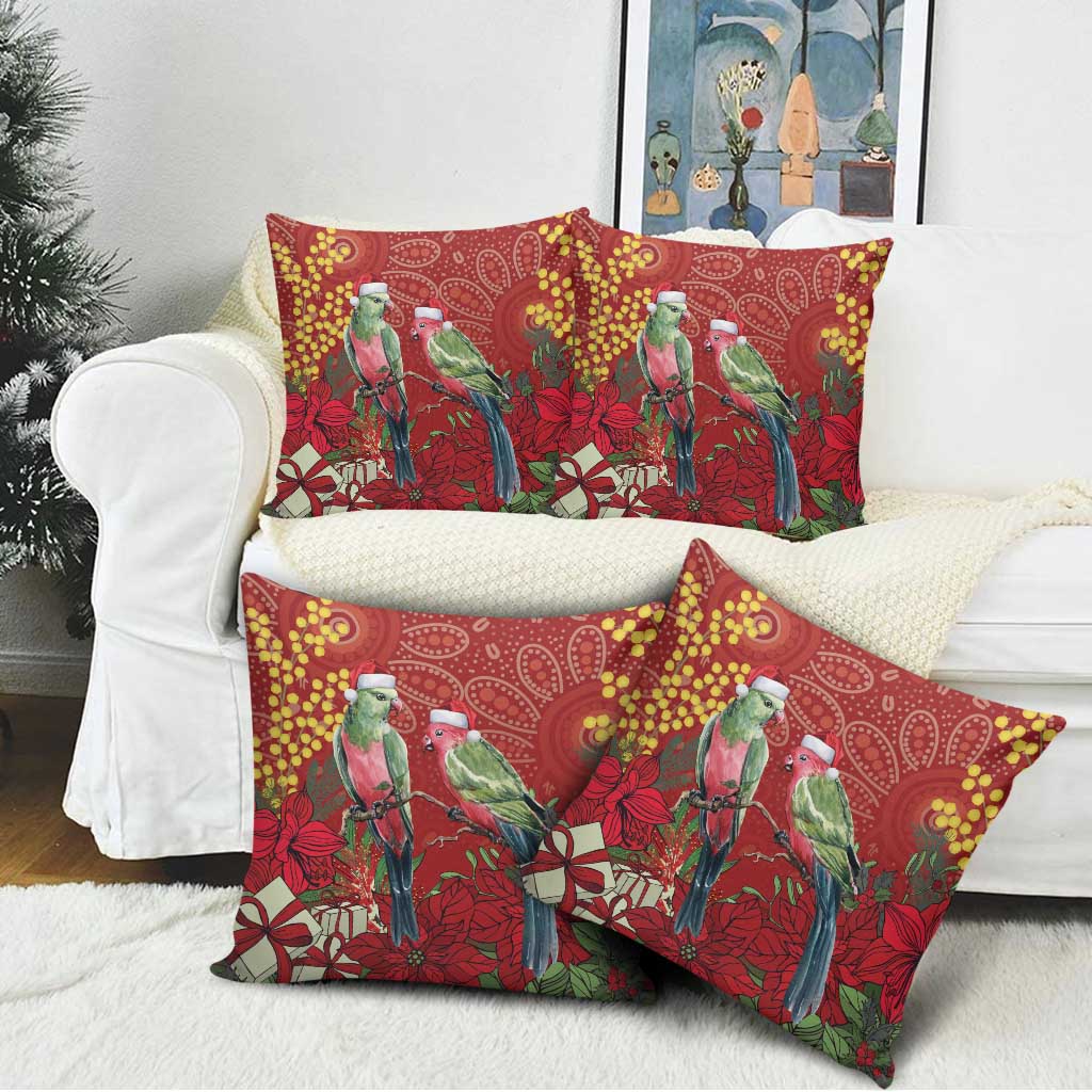 Merry Chrissie Australia King Parrots Pillow Cover Aboriginal Art - Aussie Hoodie