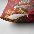 Merry Chrissie Australia King Parrots Pillow Cover Aboriginal Art - Aussie Hoodie