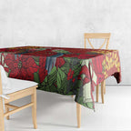 Merry Chrissie Australia King Parrots Tablecloth Aboriginal Art - Aussie Hoodie