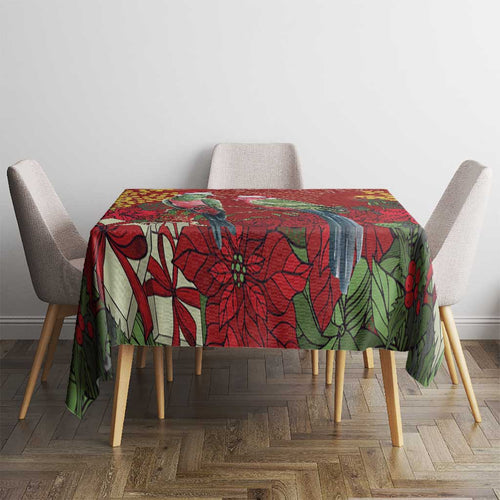 Merry Chrissie Australia King Parrots Tablecloth Aboriginal Art - Aussie Hoodie